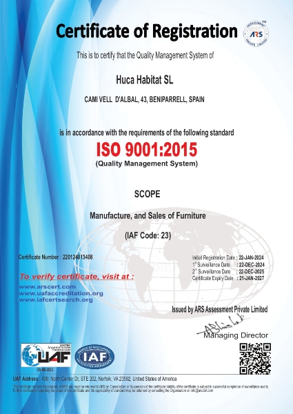 Certificación ISO 9001