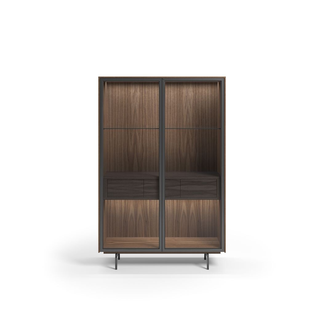 VITRINA 2 PUERTAS CRISTAL