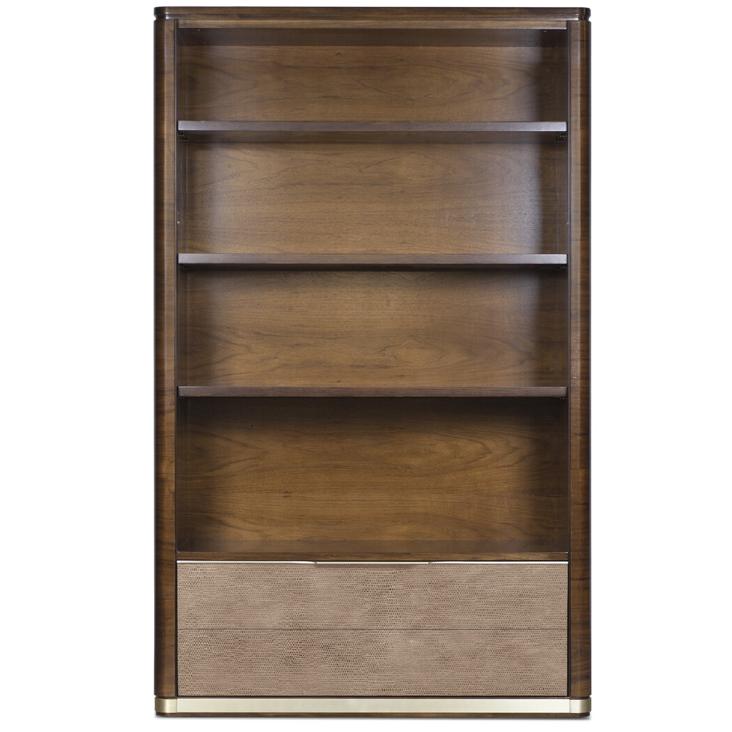 BOOKCASE (Leather front)