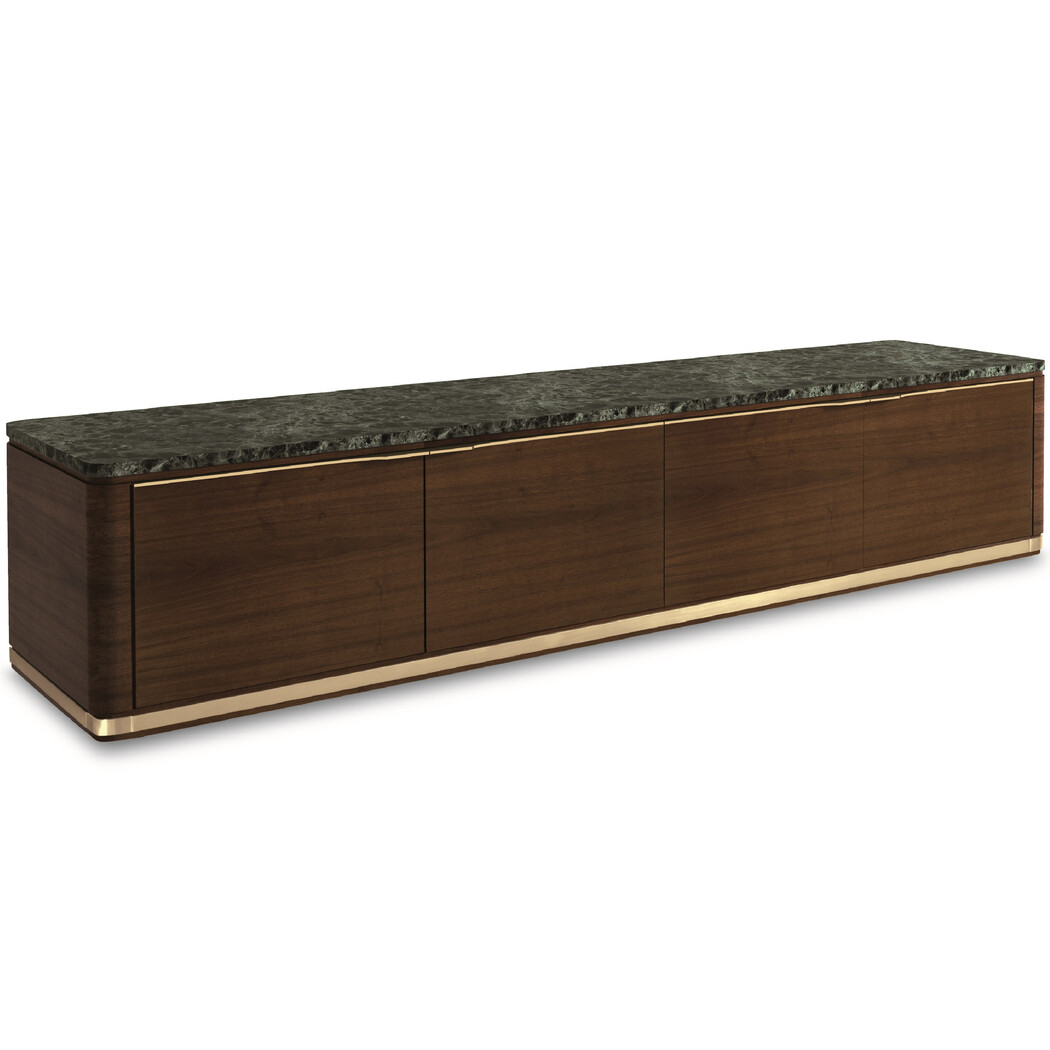 MUEBLE TV (Mármol & Frentes madera)