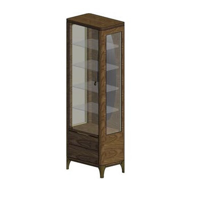 DISPLAY CABINET Left hand door (Wooden fronts)