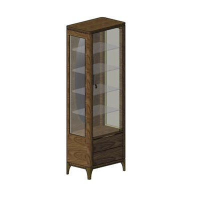 DISPLAY CABINET Right hand door (Wooden fronts)
